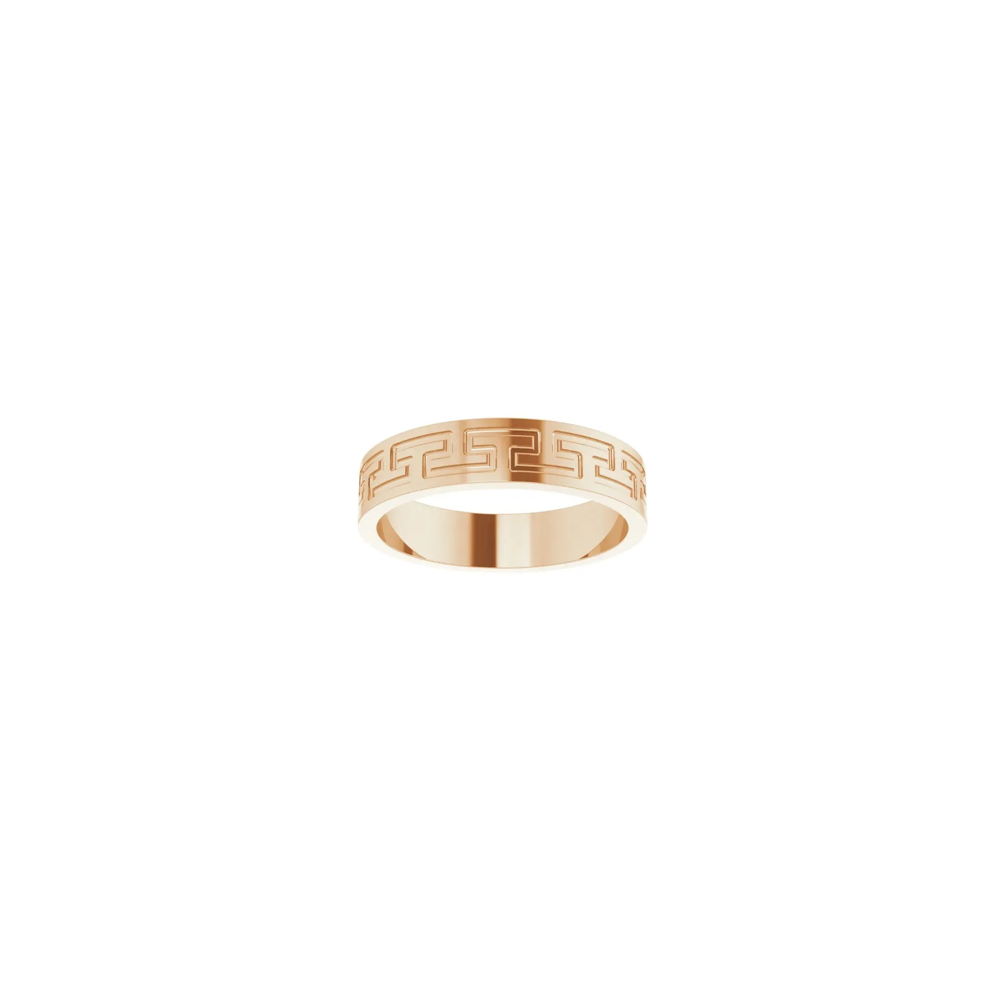 5 mm Greek Key Eternity Ring