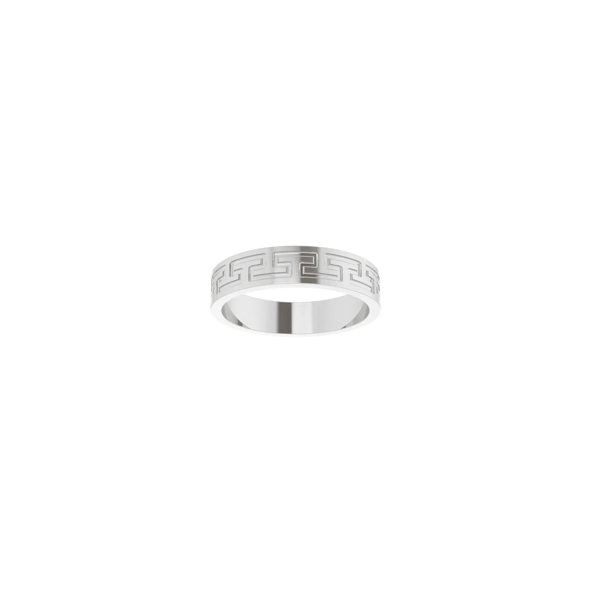 5 mm Greek Key Eternity Ring