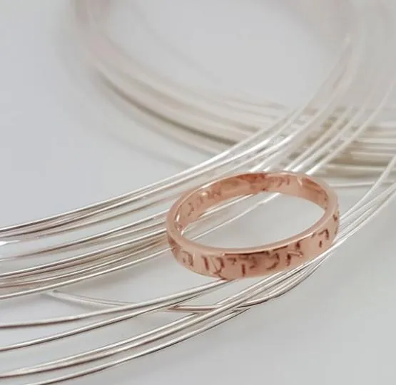 9k Rose Gold Extra Narrow Ring