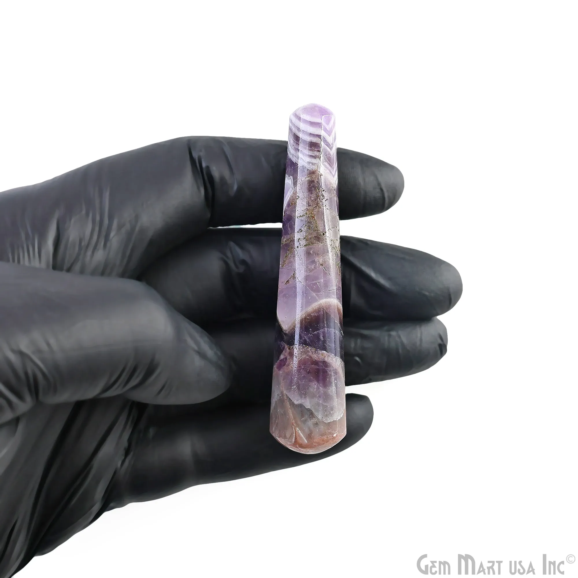 Amethyst Massage Wand Terminate Gemstone, Metaphysical, Crystal Pencil Point, Crystal Tower, Chakra Stone, Healing Crystal 3-4Inch