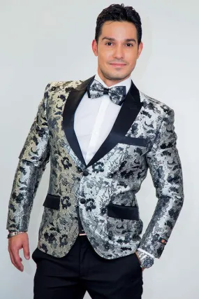 Amsterdam Silver Tuxedo Jacket (Separates)