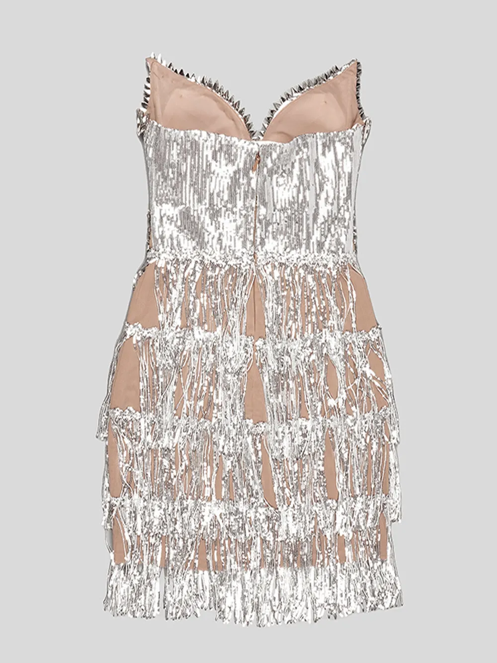 ANGE Fringes Mini Dress