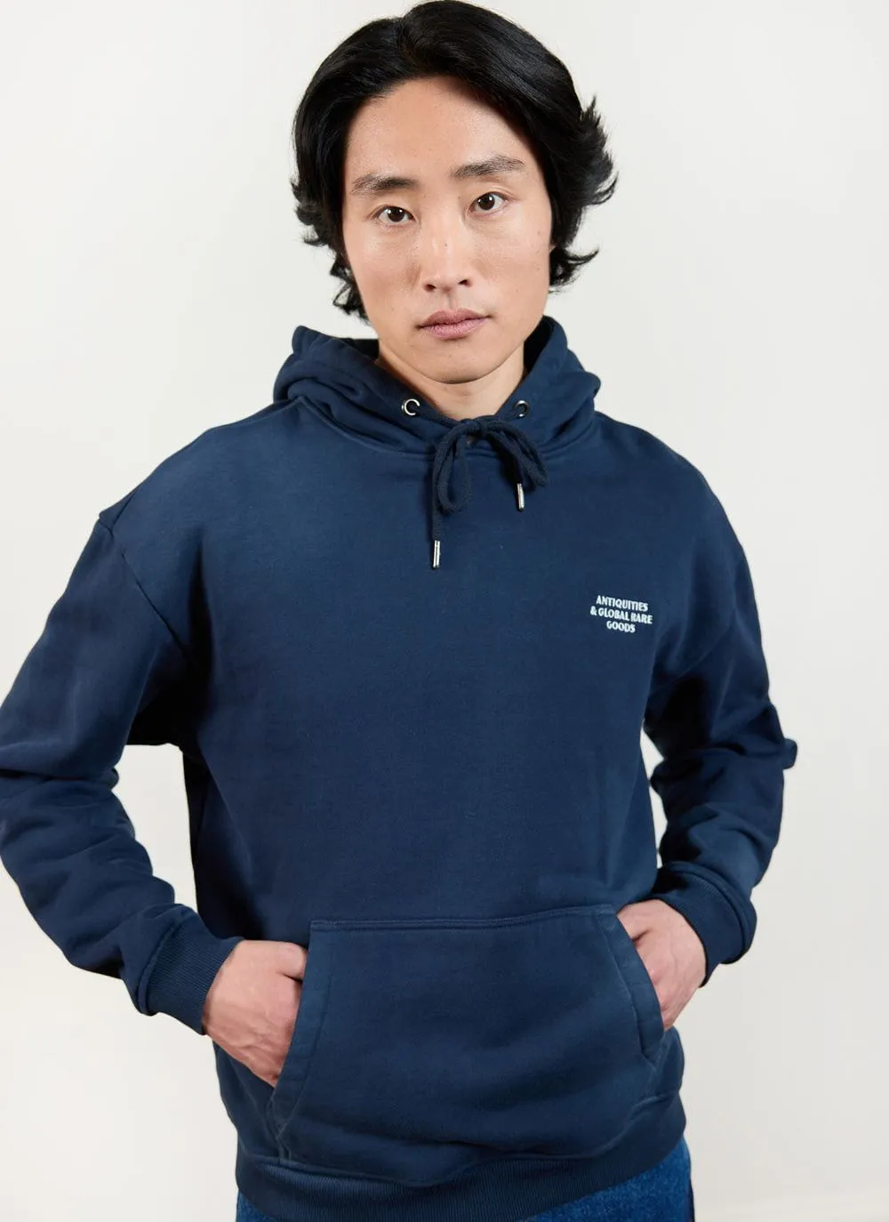 Antiquities Importer Hoodie | Cotton | Navy