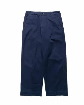 Beams Plus MIL Trousers Herringbone Navy