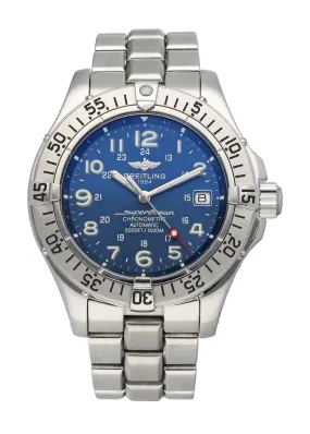 Breitling SuperOcean A17360 Mens Watch With Papers