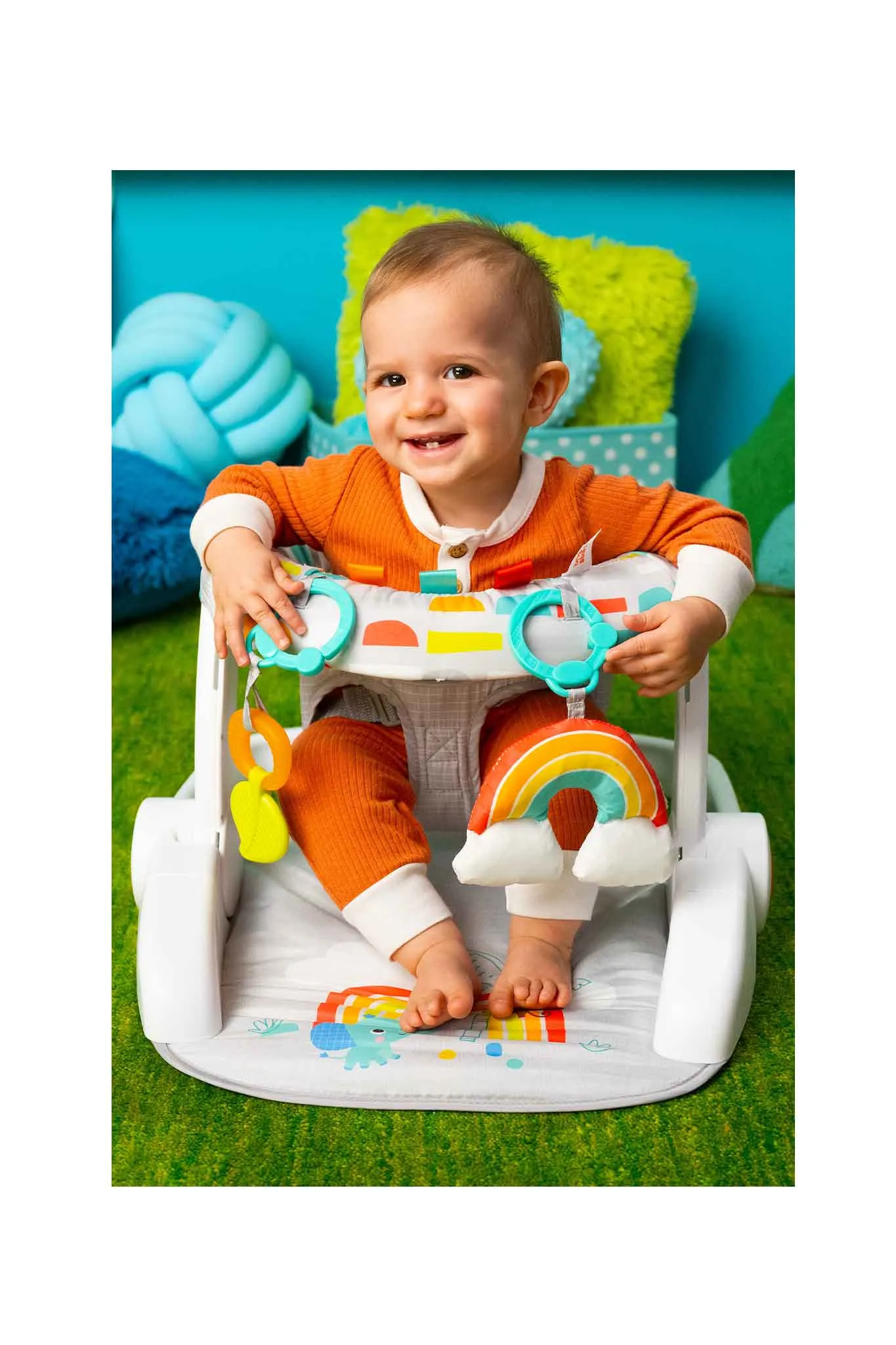 Bright Starts Learn To Sit  2-in-1 Sit Up Floor Seat