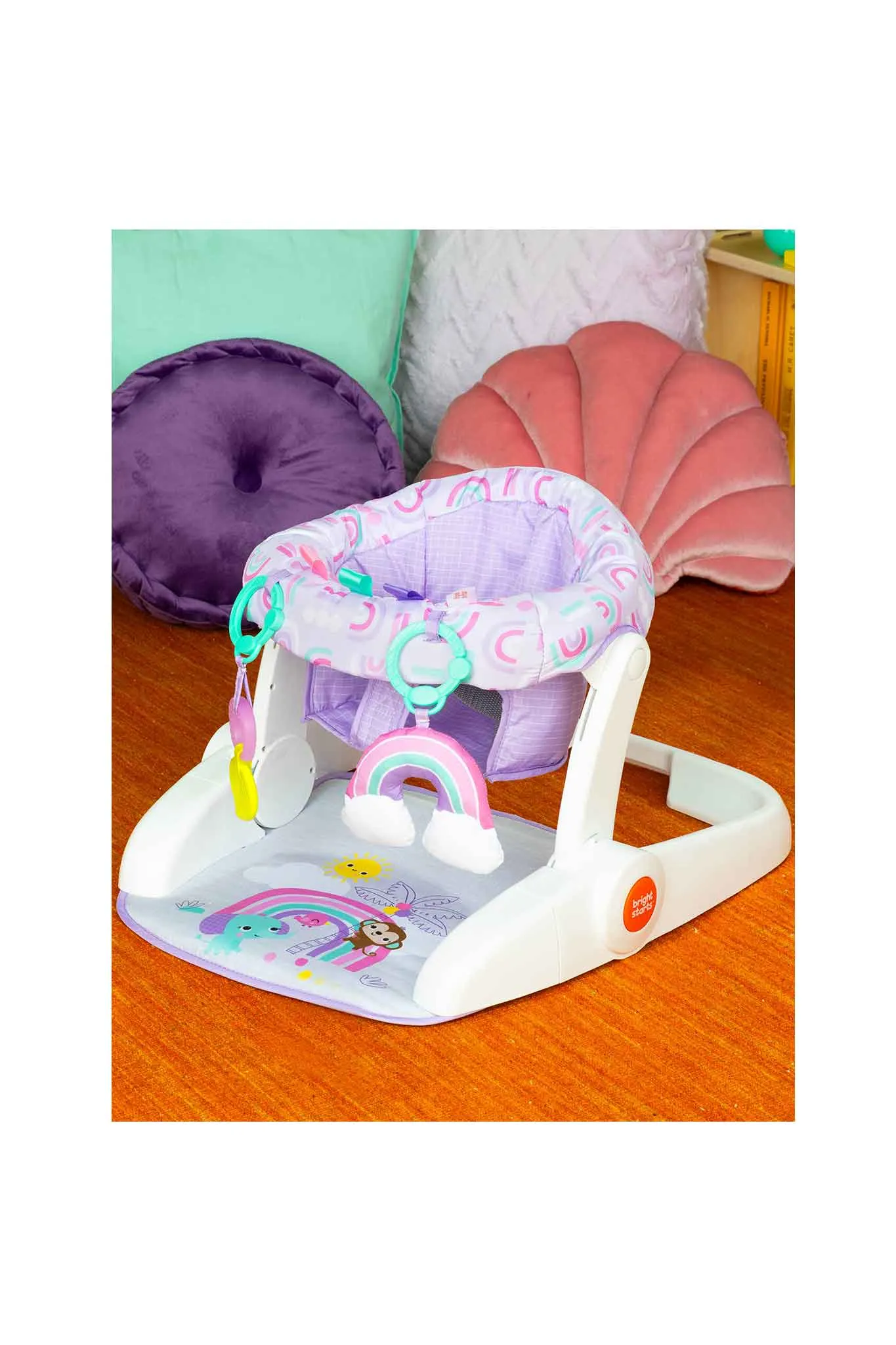 Bright Starts Learn To Sit  2-in-1 Sit Up Floor Seat