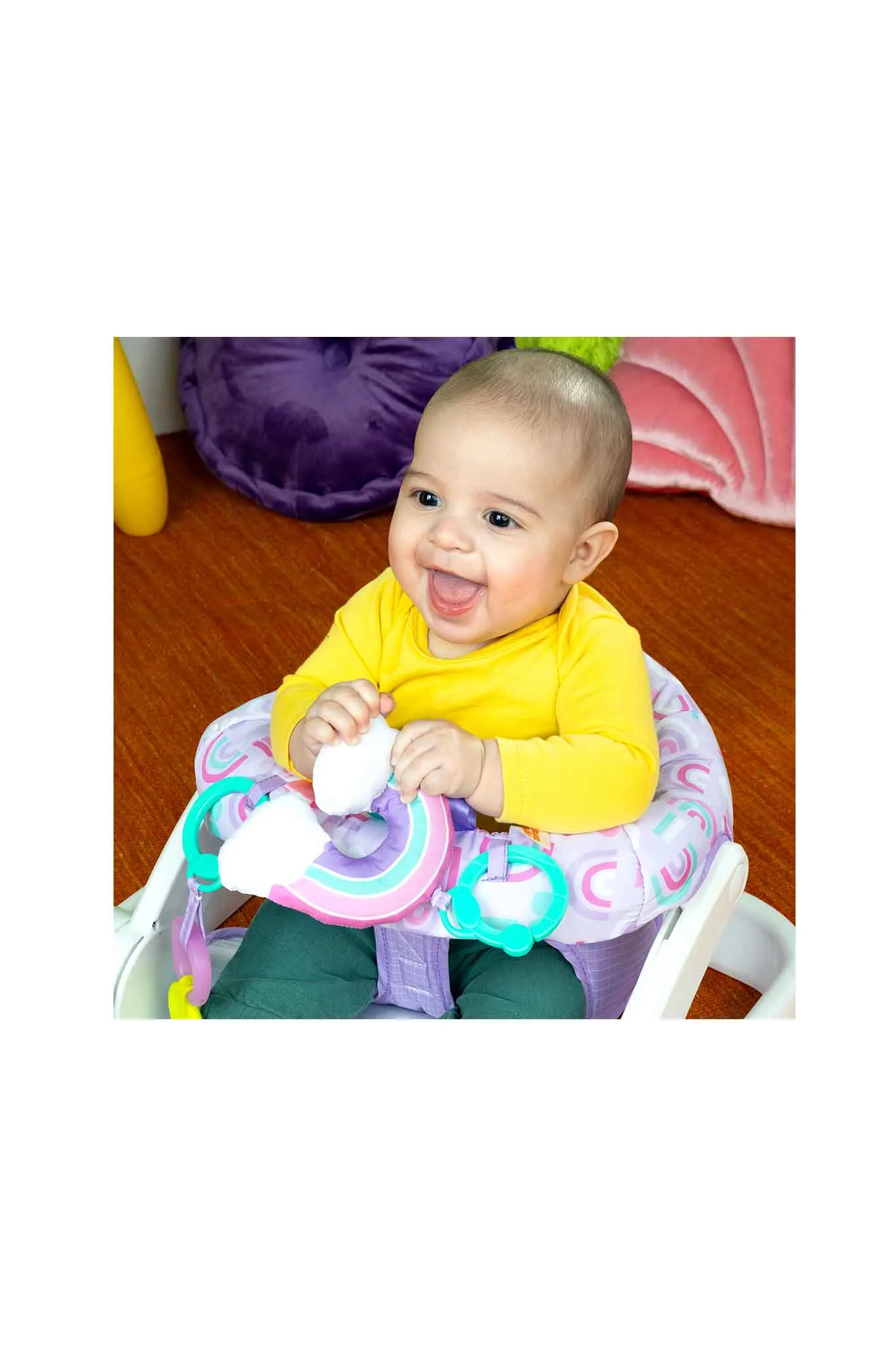 Bright Starts Learn To Sit  2-in-1 Sit Up Floor Seat