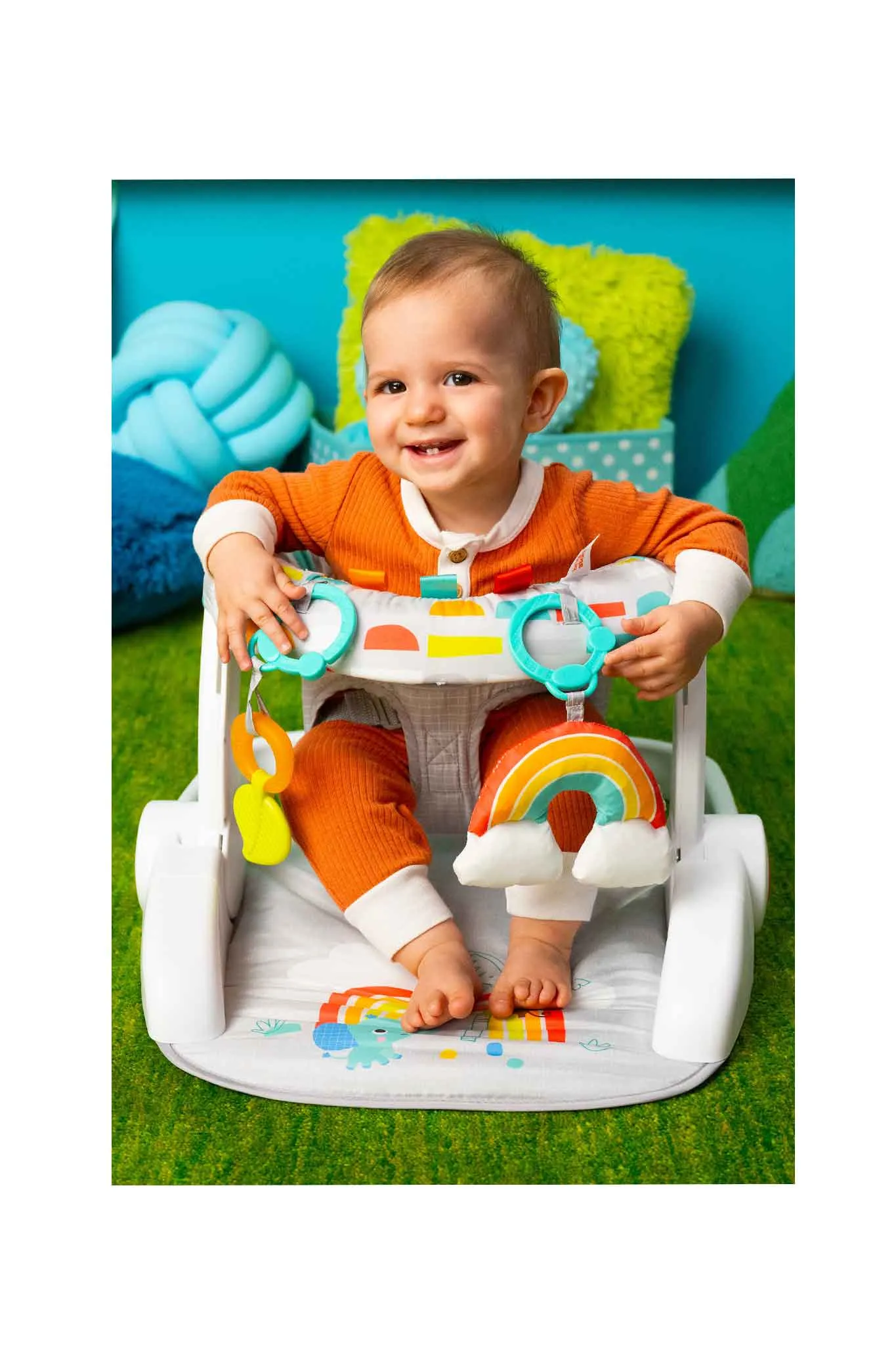 Bright Starts Learn To Sit  2-in-1 Sit Up Floor Seat