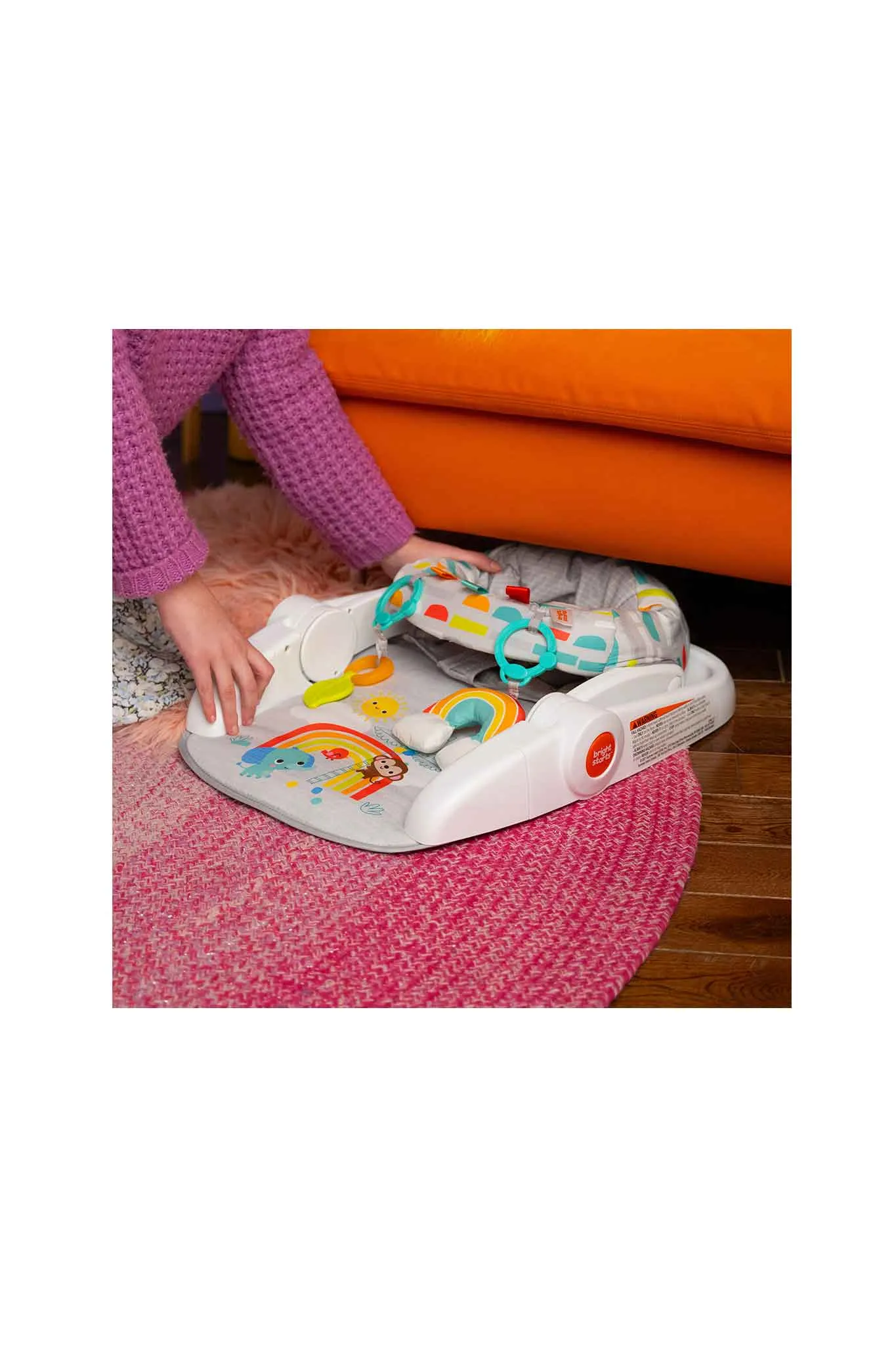 Bright Starts Learn To Sit  2-in-1 Sit Up Floor Seat