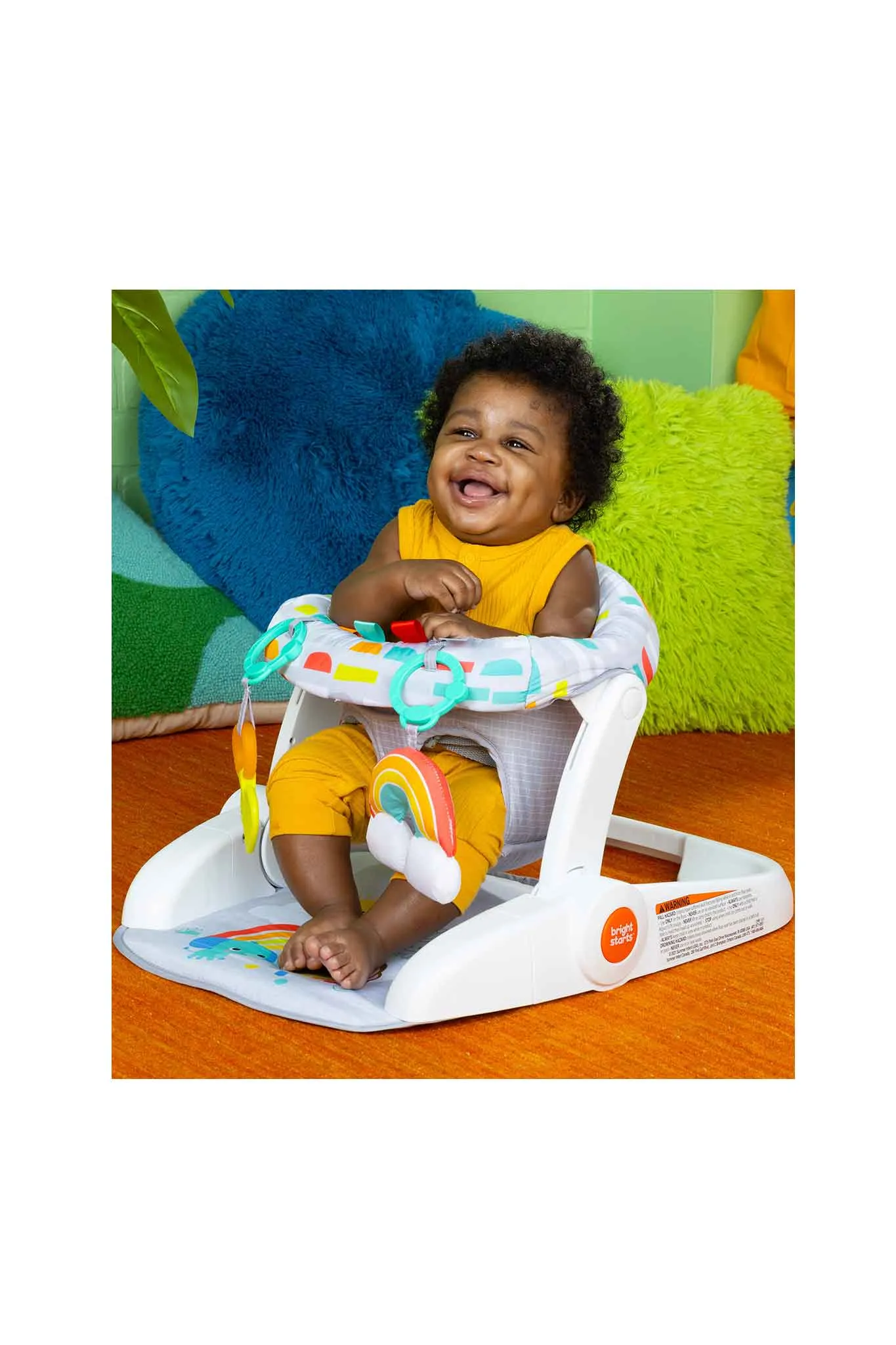 Bright Starts Learn To Sit  2-in-1 Sit Up Floor Seat