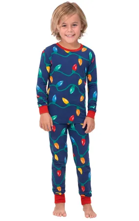 Christmas Lights Unisex Kids Pajamas