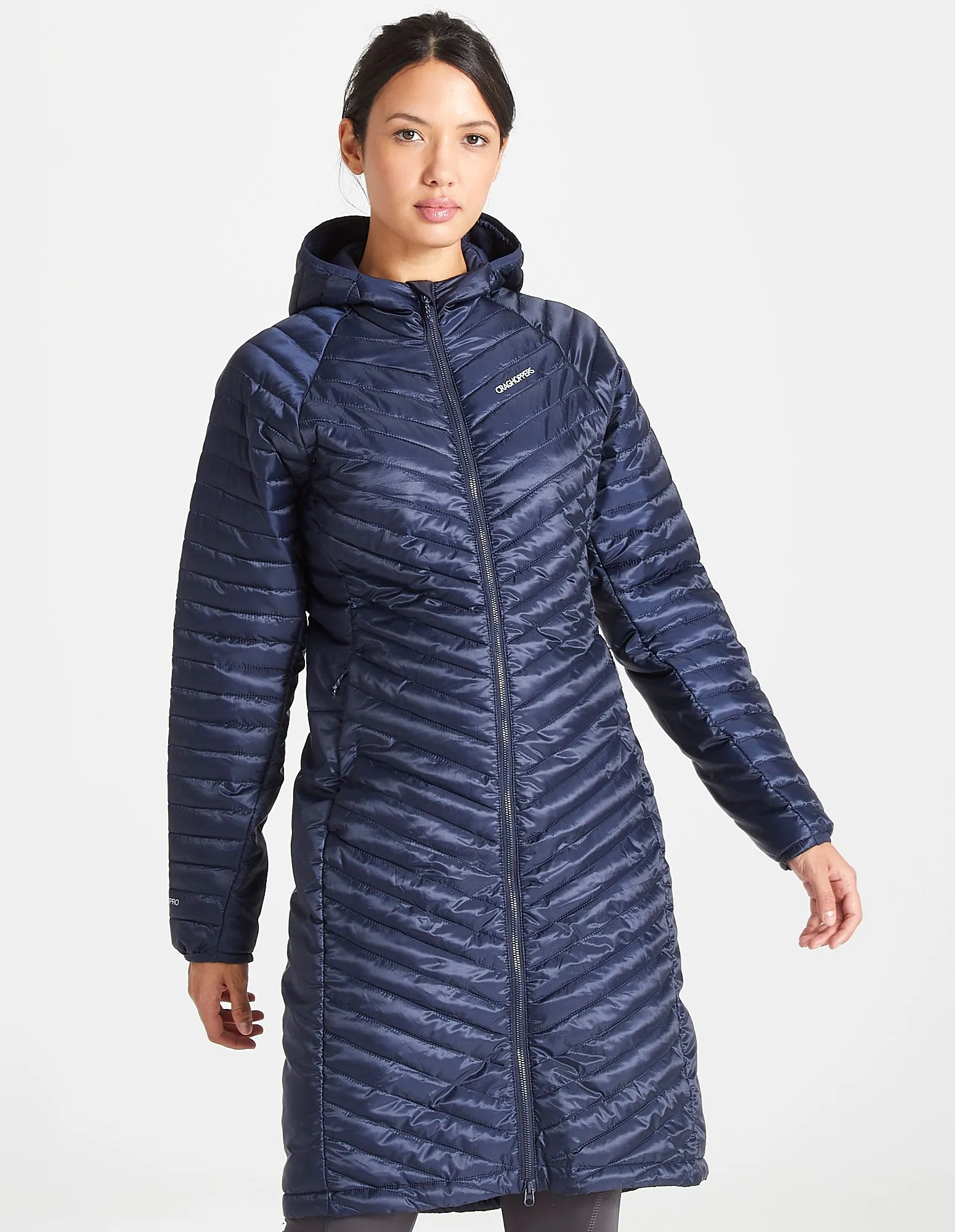 Craghoppers Womens ExpoLite Long Quilted Coat