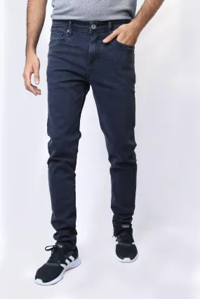 Dark Diamond Stretchable Black Denim