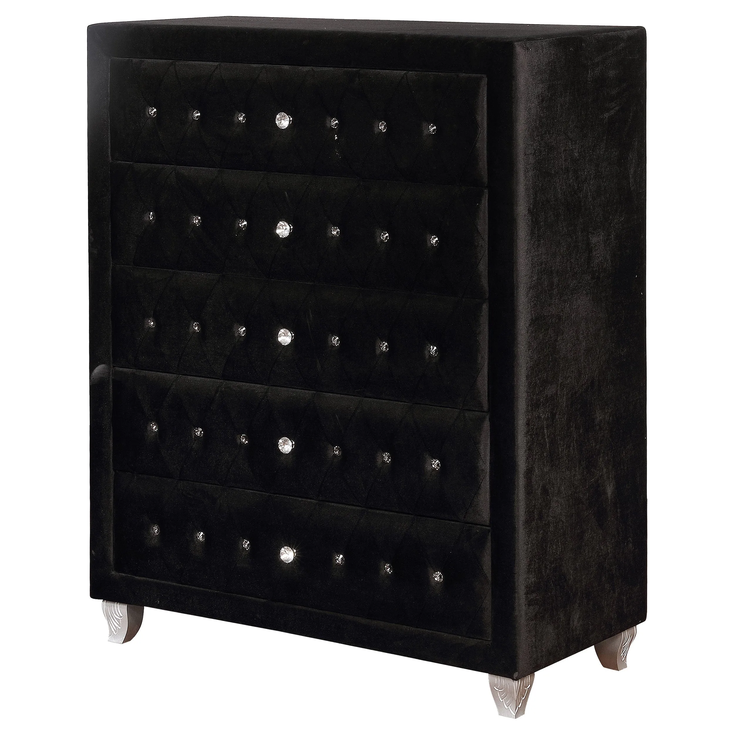 Dhabdhabewadi Black Velvet Chest