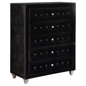 Dhabdhabewadi Black Velvet Chest