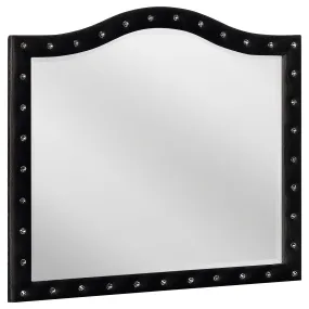 Dhabdhabewadi Black Velvet Mirror