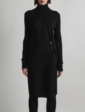 E4209MXH Merino knit turtleneck dress