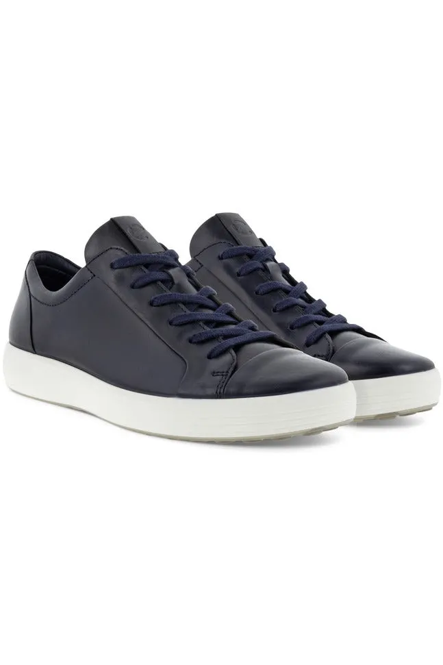 ECCO Mens 470364-01303 in Navy leather