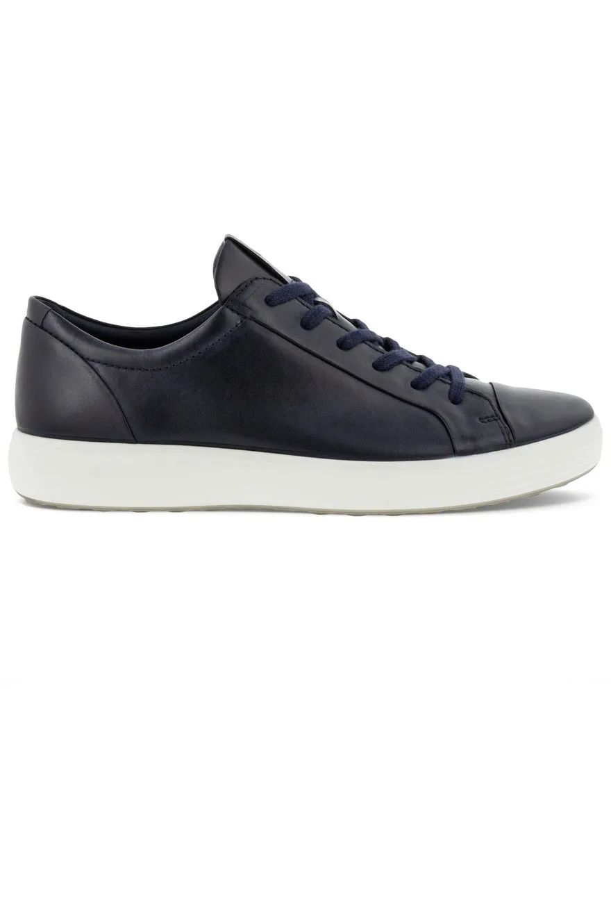 ECCO Mens 470364-01303 in Navy leather