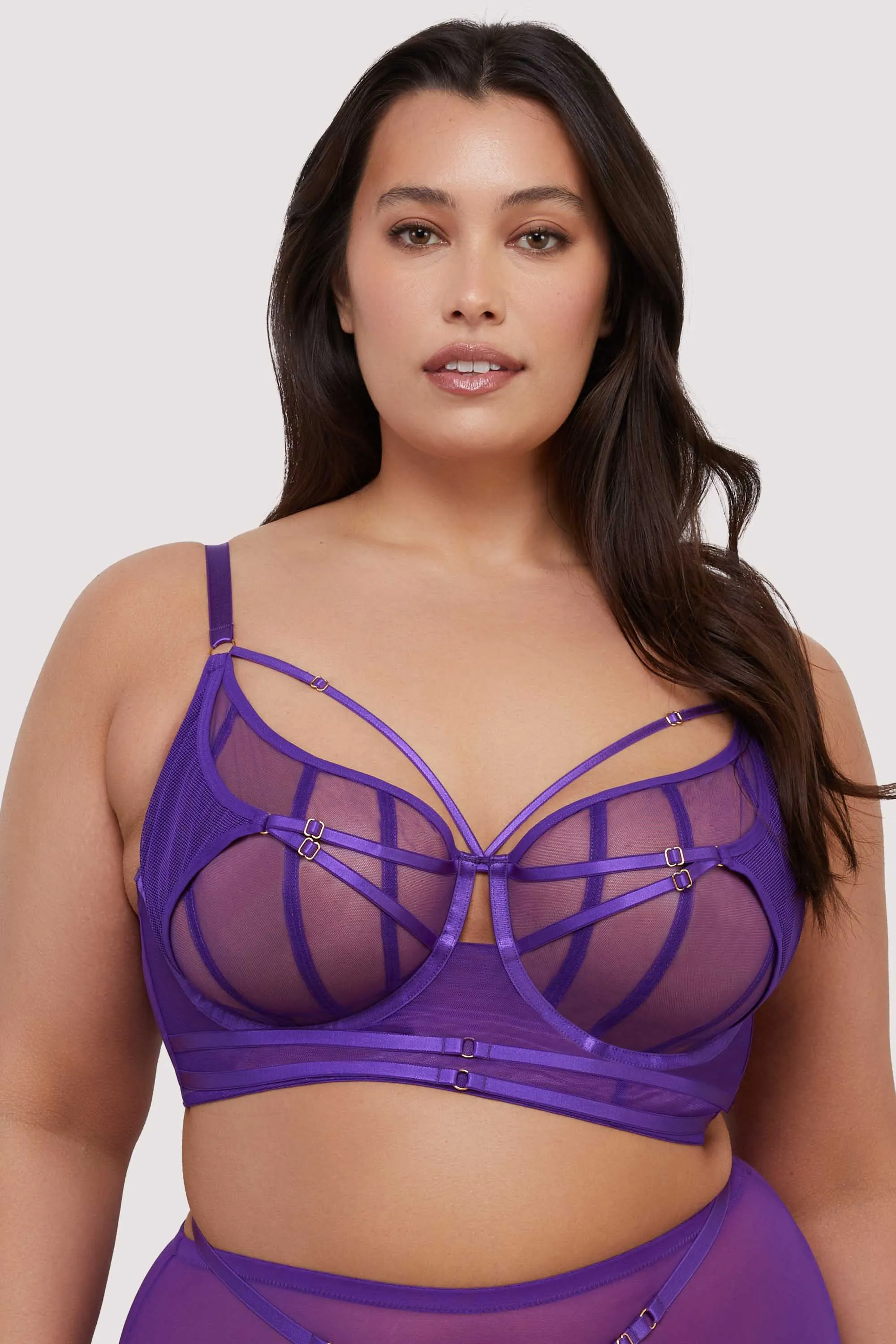 Eddie Purple Crossover Wrap Set