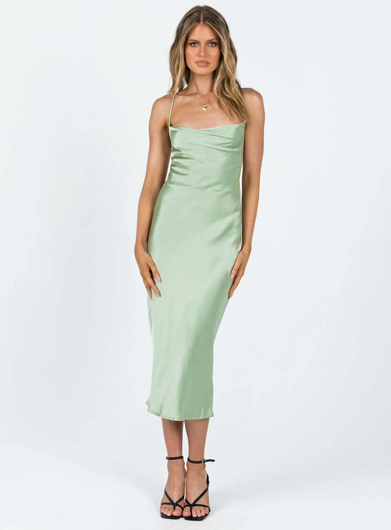 Fallyn Midi Dress Green