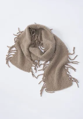 Fringly Wool Scarf in Tehina