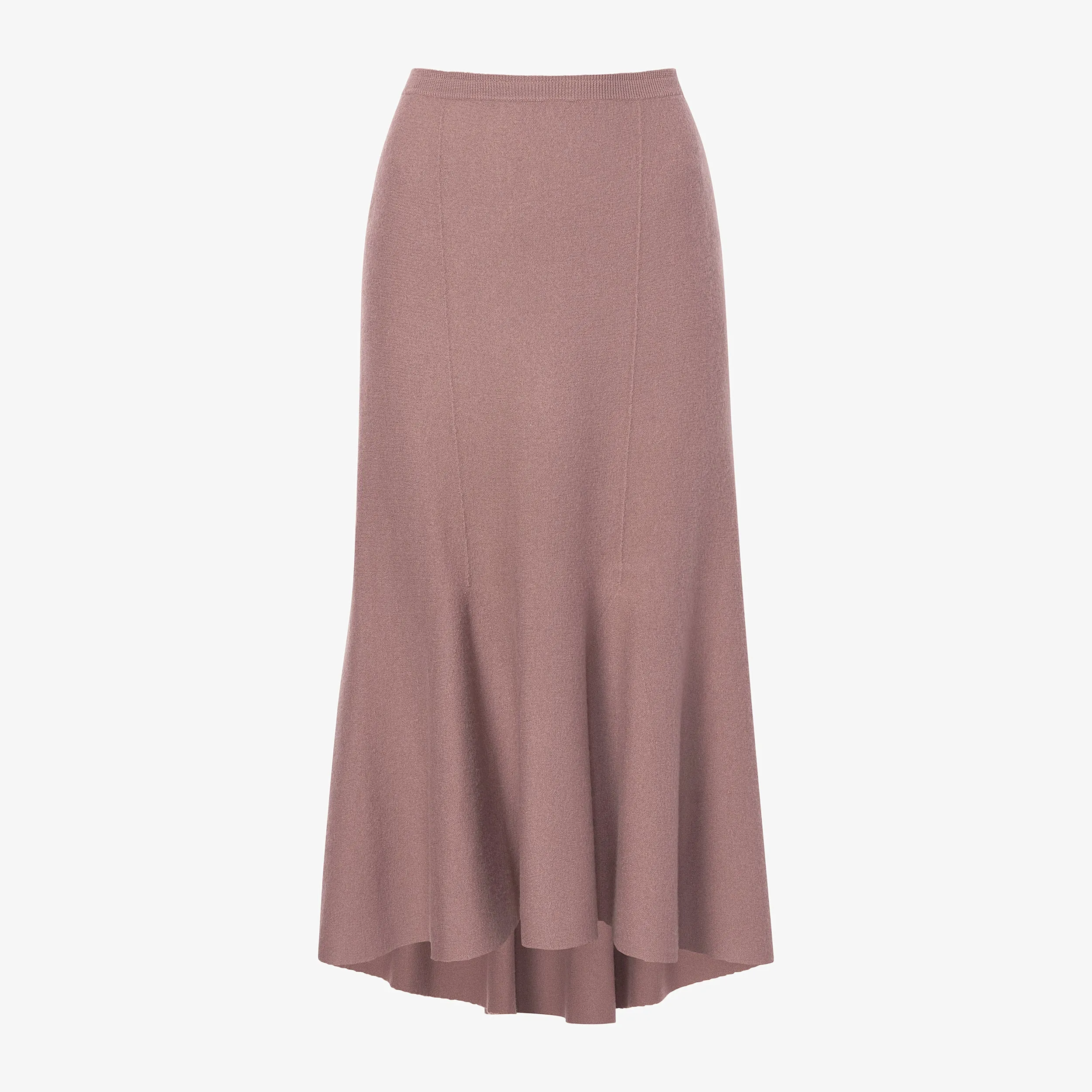 Leah Skirt - Boiled Wool :: Rose Taupe