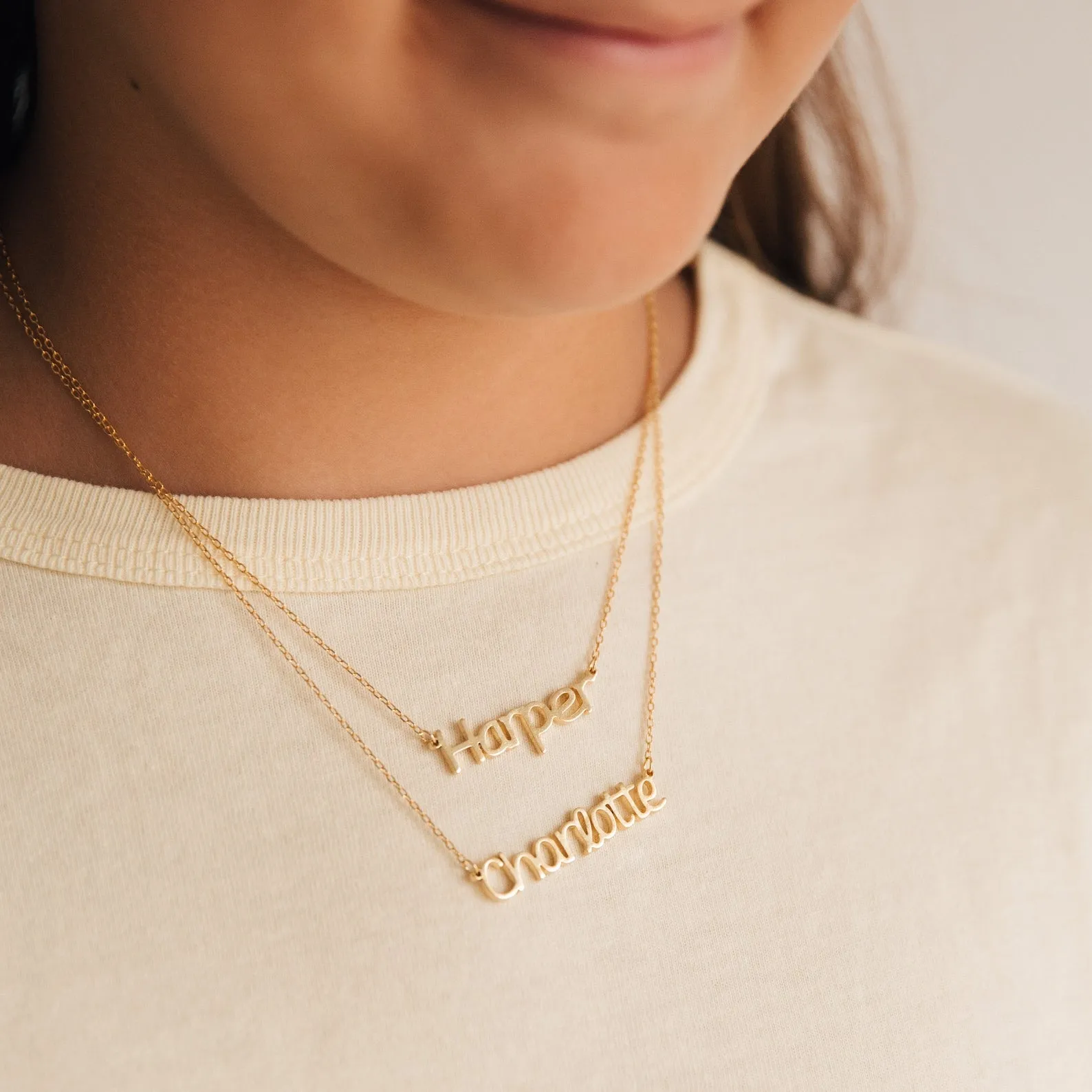 Maine Kid's Name Necklace