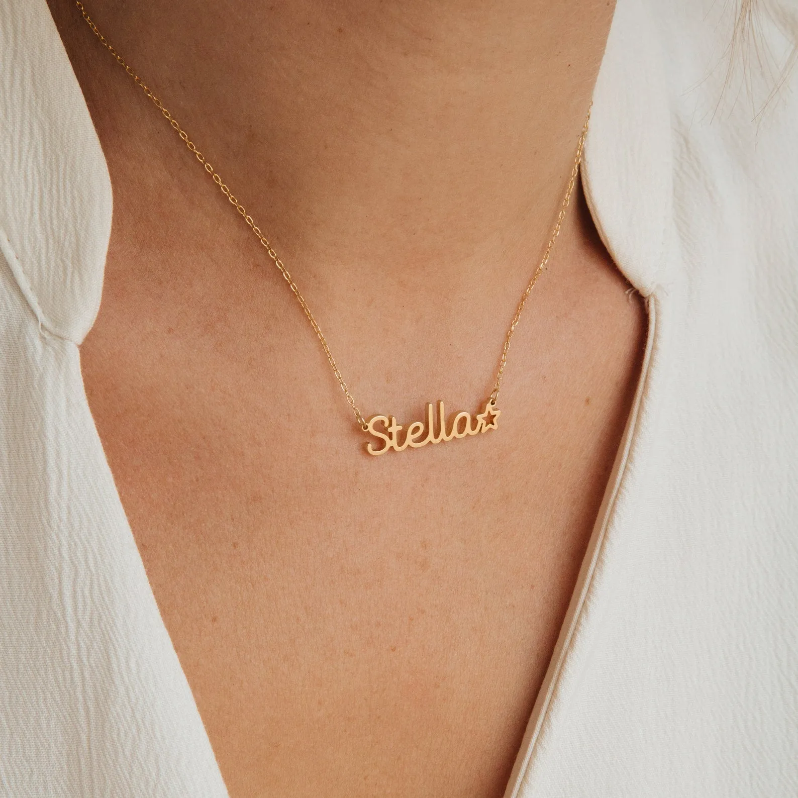 Maine Kid's Name Necklace