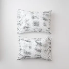 Navy Imperfect Plus Pillow Case Set