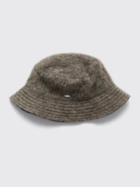 Our Legacy Mohair Bucket Hat Mole Grey