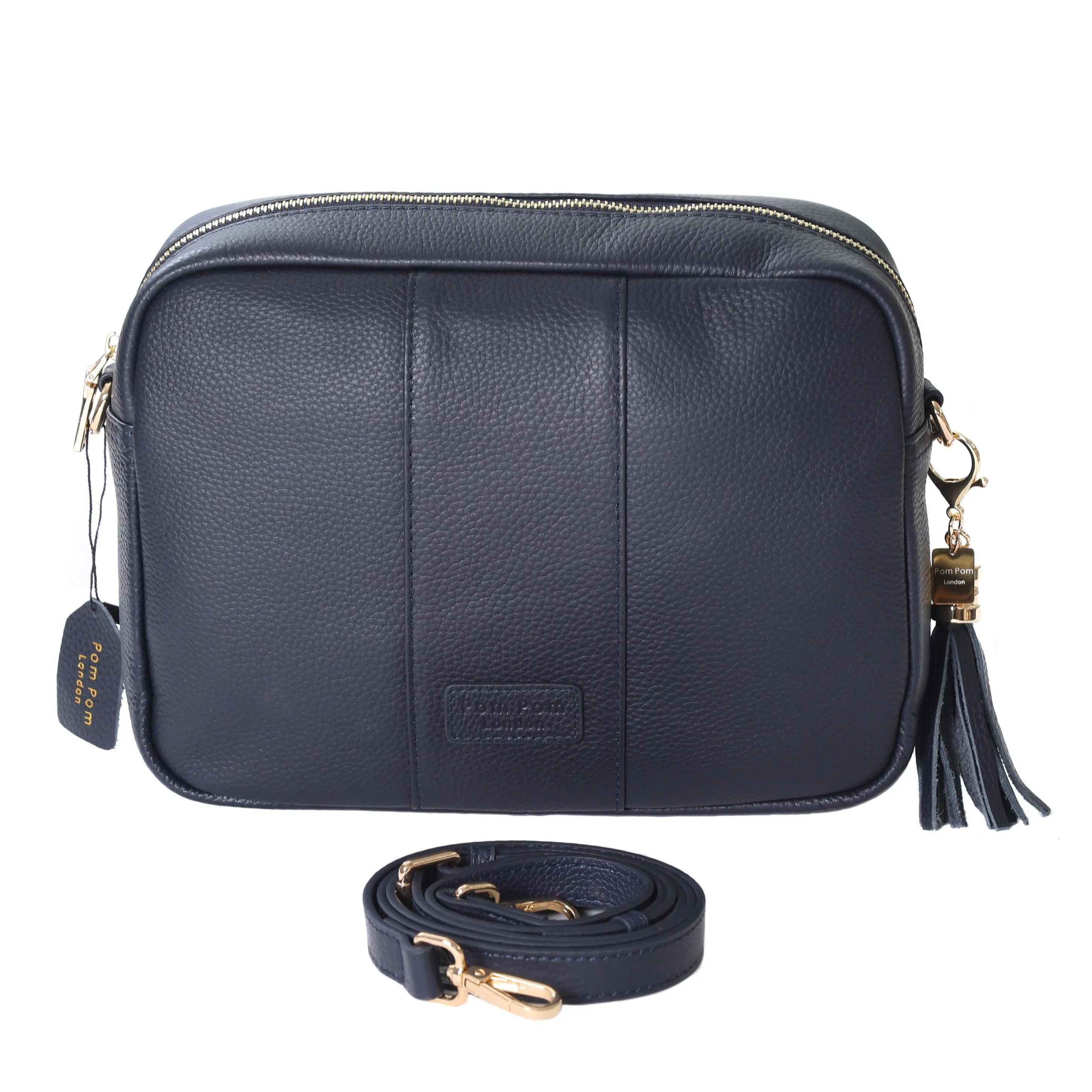 Pom Pom London City Plus Bag Navy