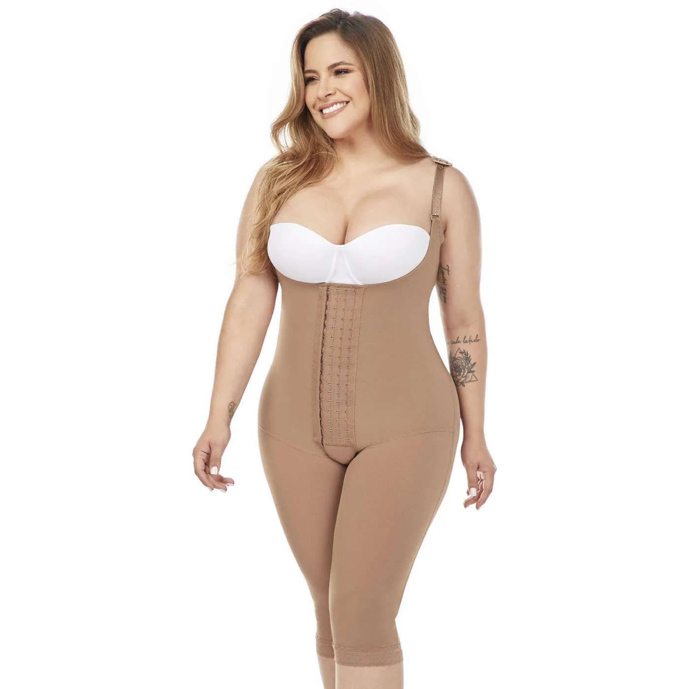 Postsurgical Compression Garment & Postpartum Girdle Mid-back coverage High compression Fajas MariaE 9152