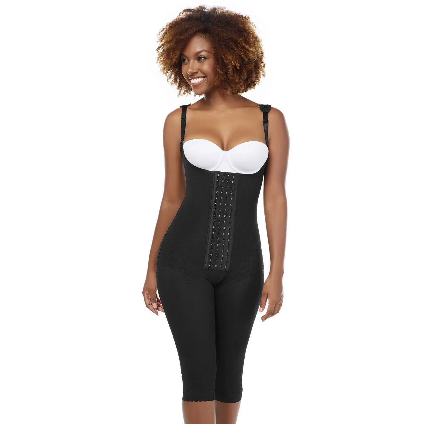 Postsurgical Compression Garment & Postpartum Girdle Mid-back coverage High compression Fajas MariaE 9152