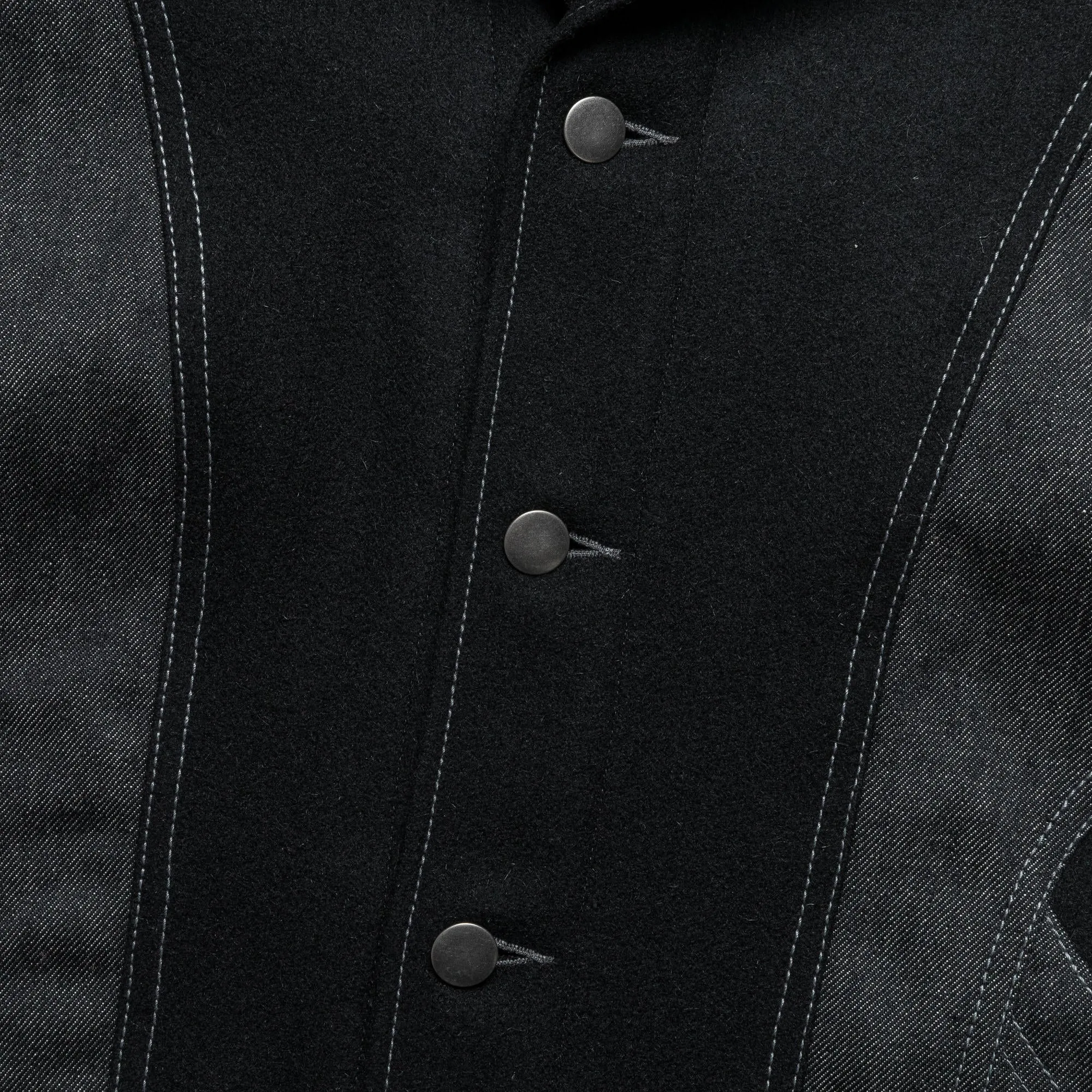 Rebel Jacket - Black Cotton/Wool