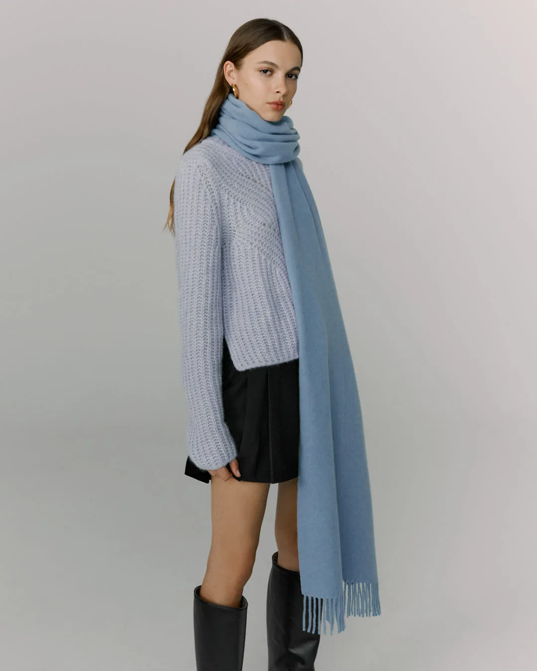 Recycled Cashmere Scarf