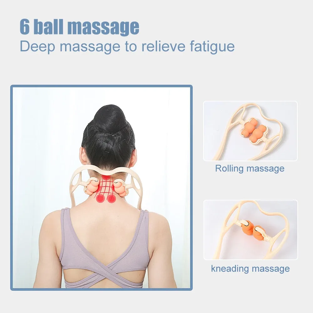 Roller Pressure Point Neck Massage  Cervical Spine Therapy