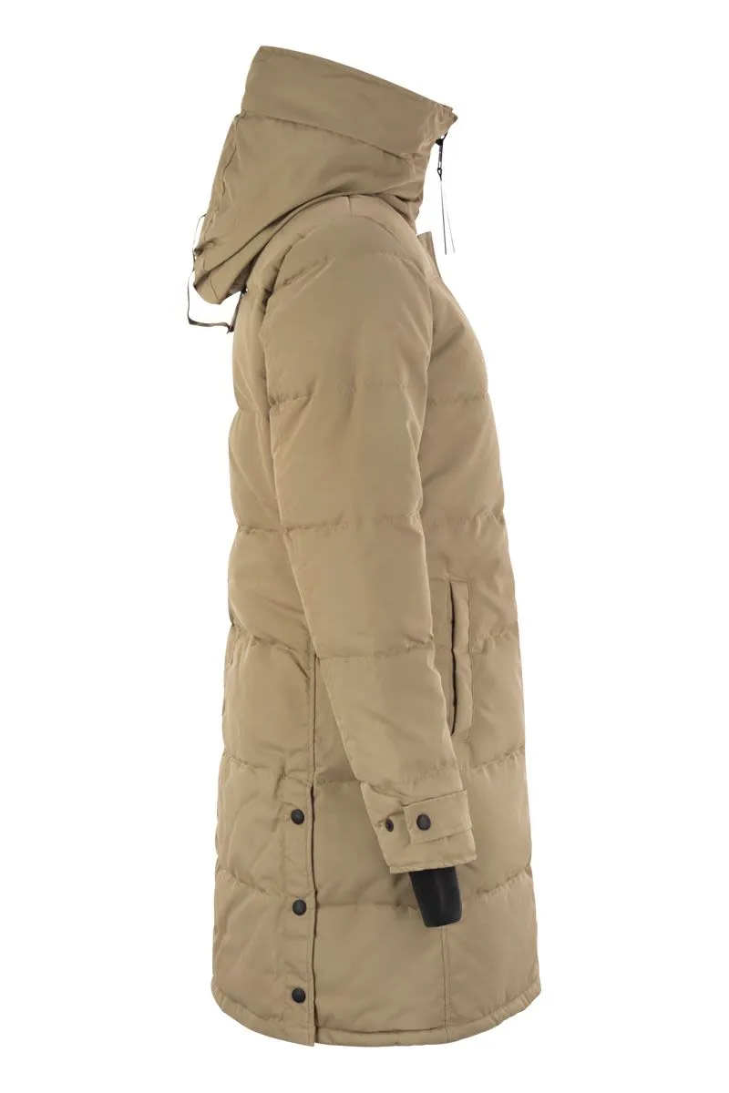 SHELBURNE - PADDED PARKA WITH BLACK BAGDE