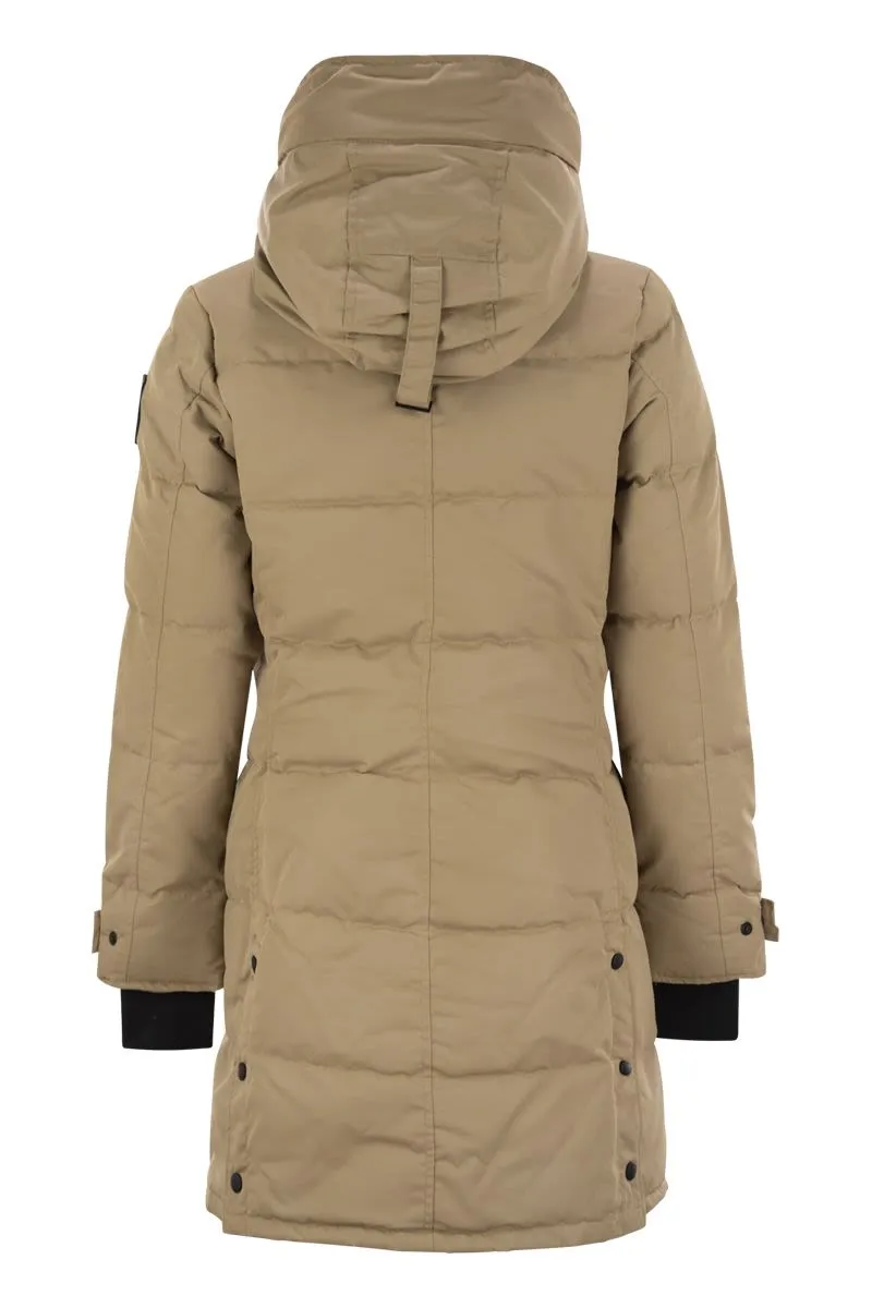 SHELBURNE - PADDED PARKA WITH BLACK BAGDE