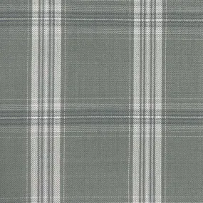 Silver Grey With Ivory Plaid