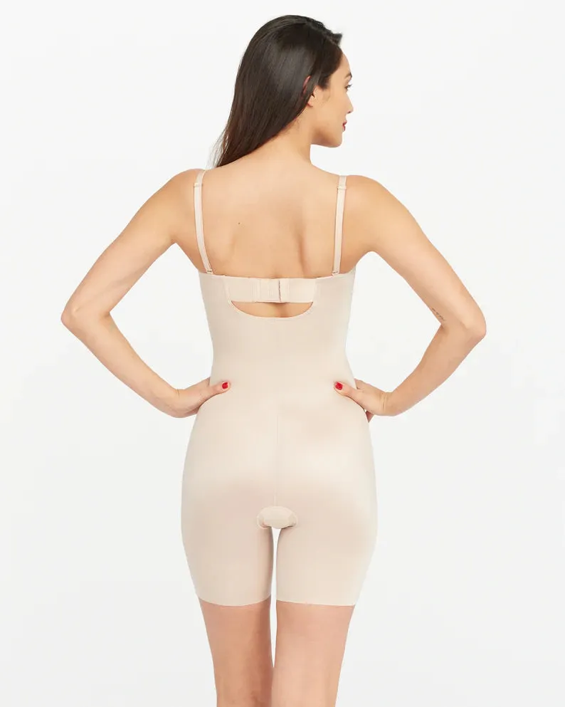 Spanx Strapless Cupped Mid-Thigh Shapewear Bodysuit