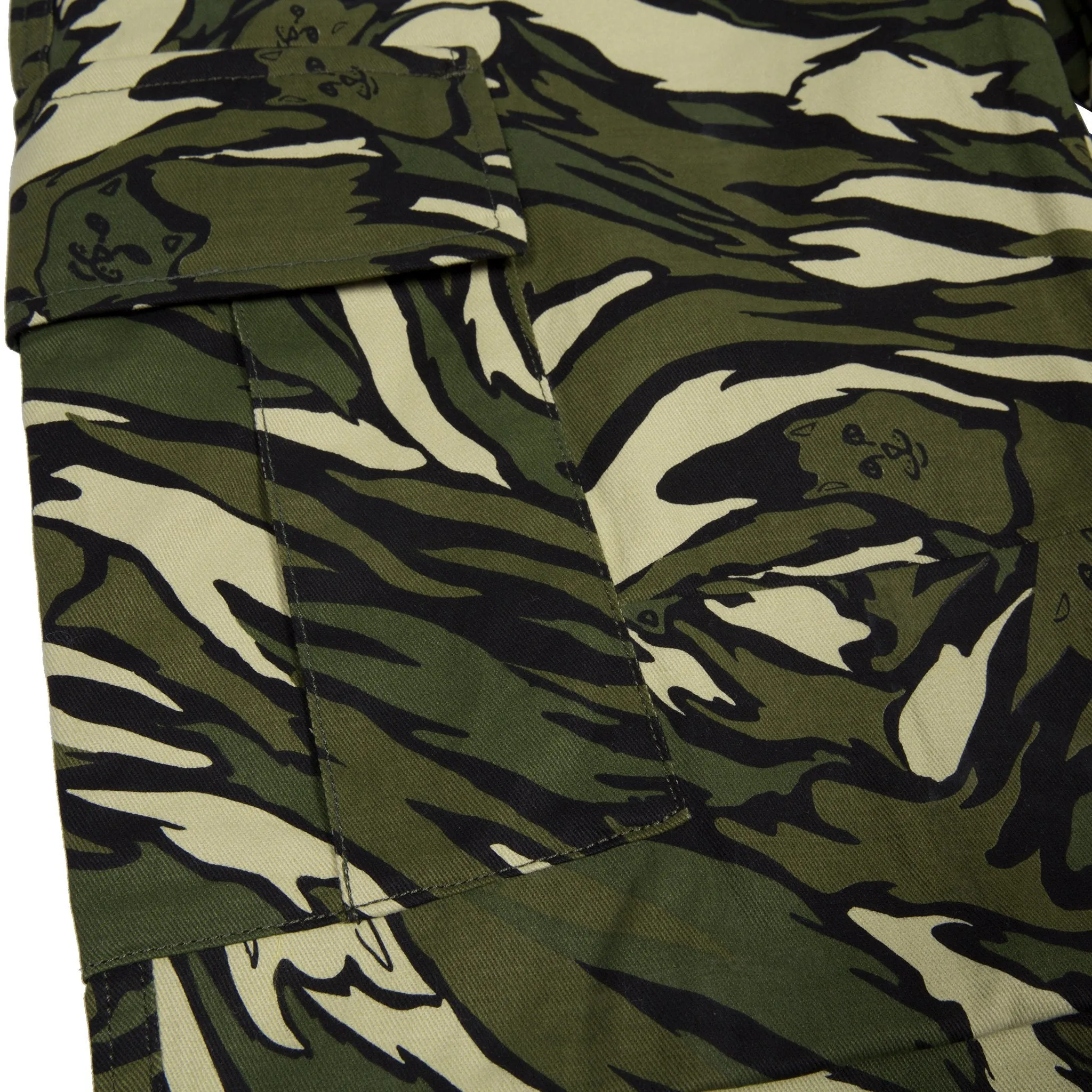 Tiger Nerm Cargo Pants (Green Camo)