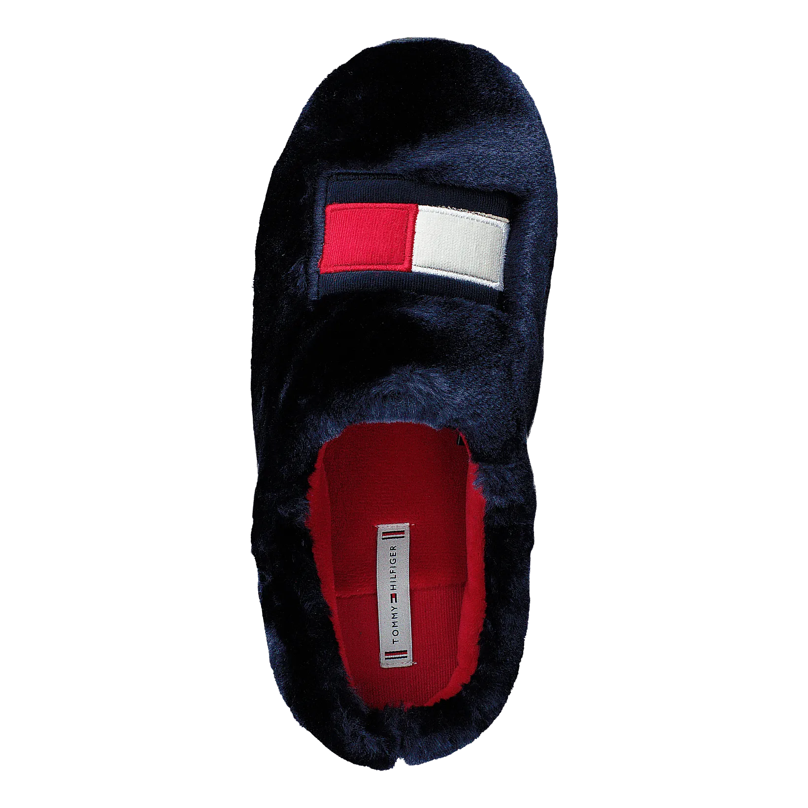 Tommy Womens Fur Slipper Rwb