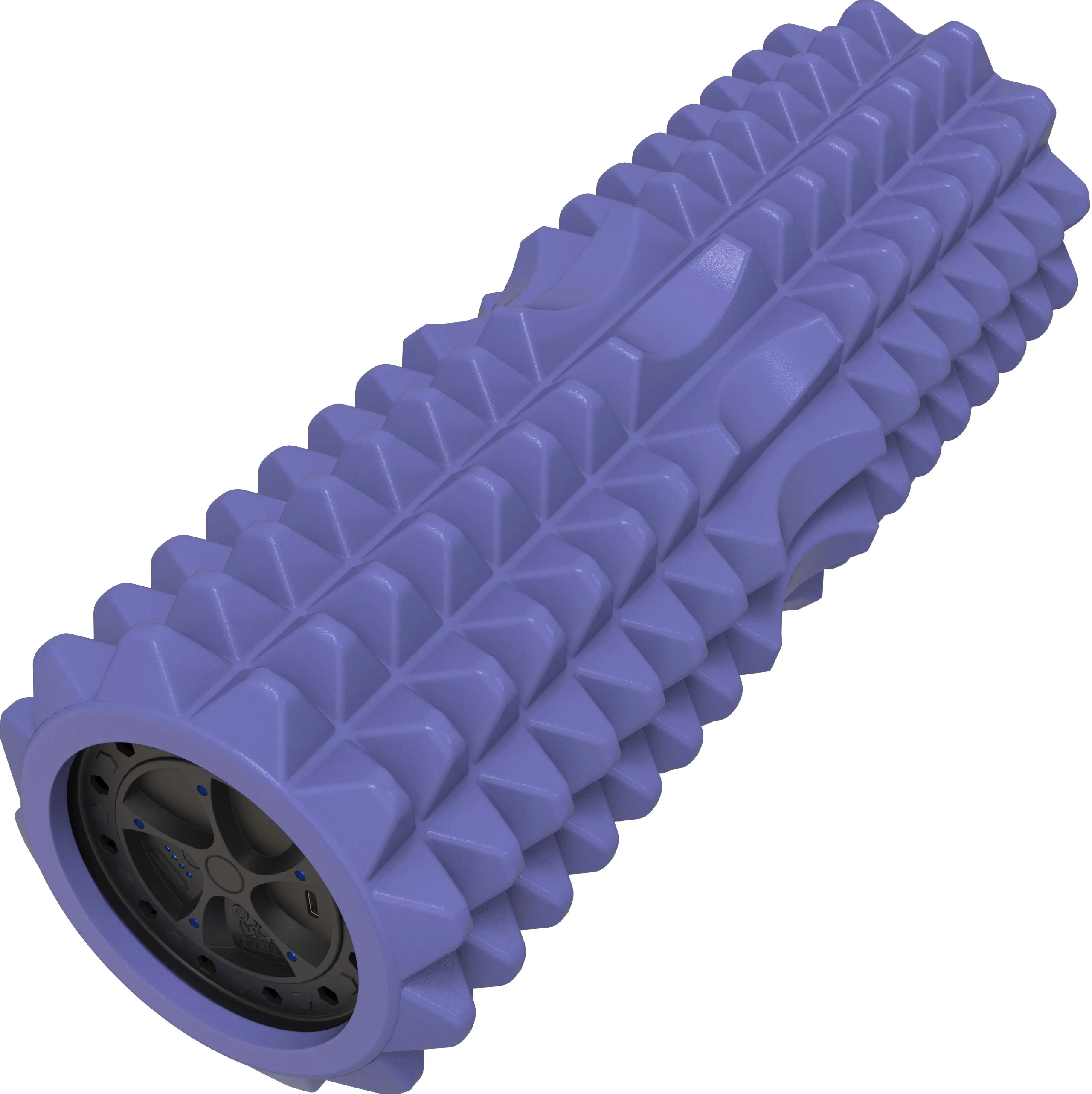 Vibrating Foam Roller - Ergonomic Trigger Point Roller for Fitness and Recovery - by Nordic Lifting