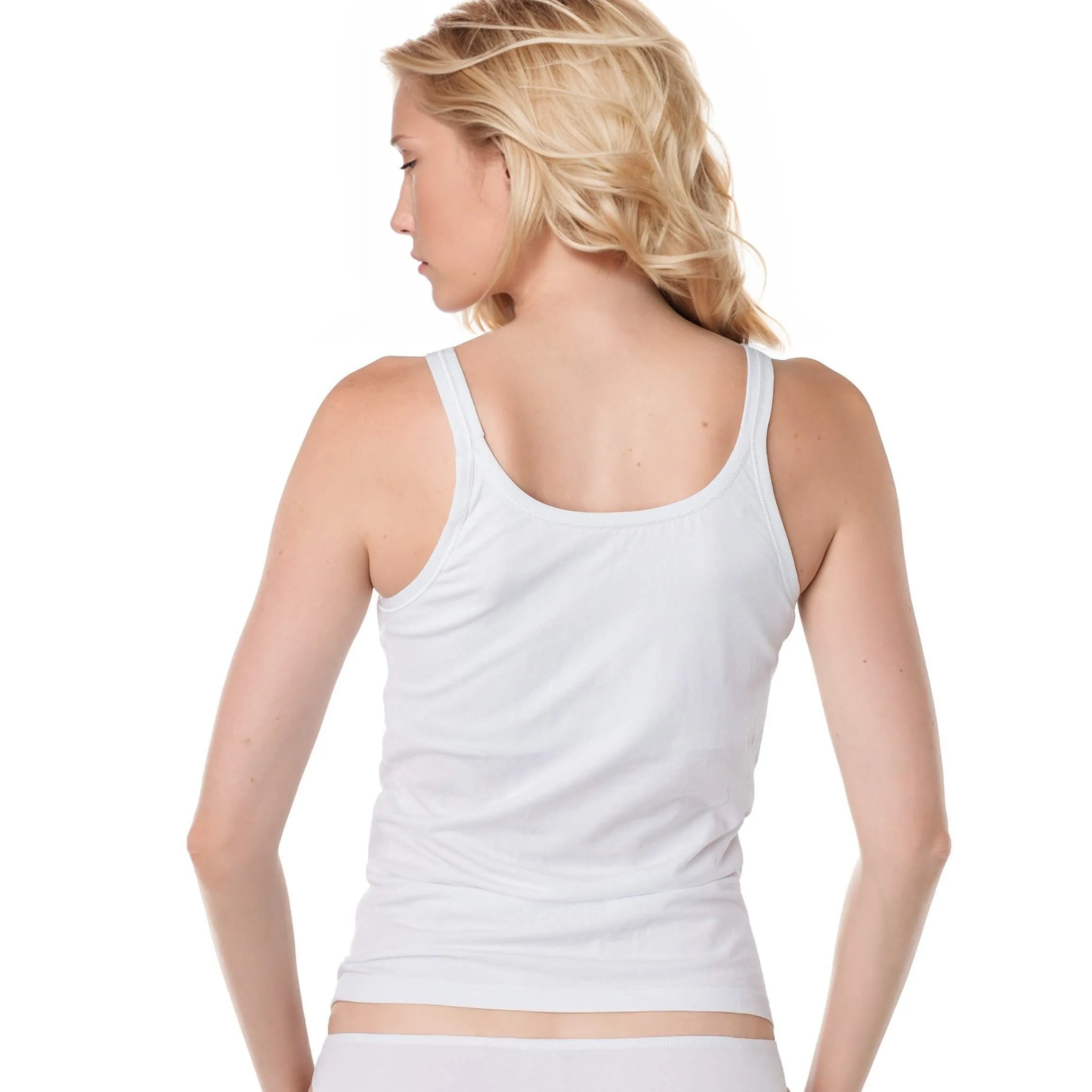 Woman's Classic Fit Camisole with Built-in Shelf Bra